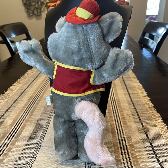 Chuck E Cheese Plush Rat Mouse 14" Vtg Late 70s Pizza Time Theatre Orig Owner - Picture 10 of 13